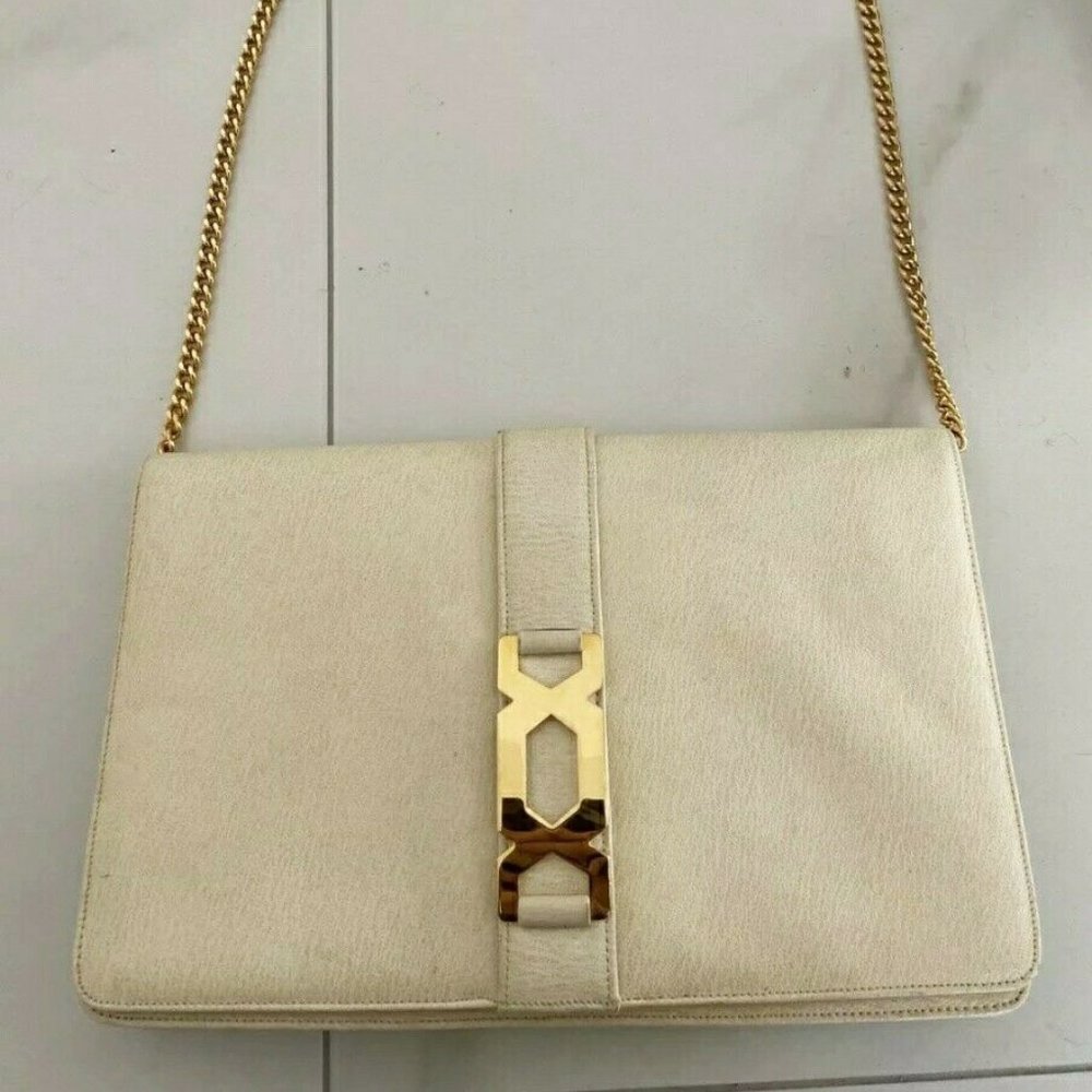 Vintage Morris Moskowitz Ivory Shoulder Bag